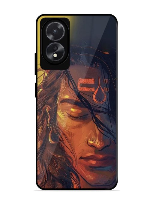 Tranquil Shiva Glossy Soft Edge Case for Oppo A18 Chachhi