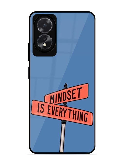 Mindset Matters Glossy Soft Edge Case for Oppo A18