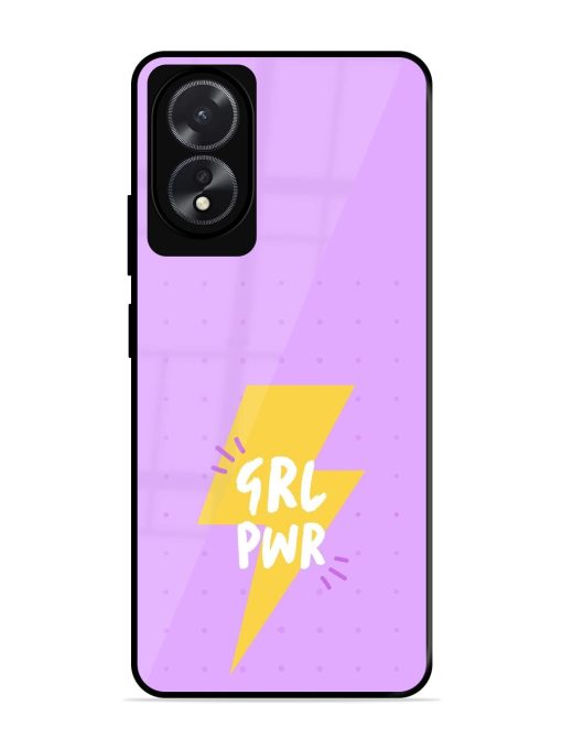 Girl Power Spark Glossy Soft Edge Case for Oppo A18 Chachhi