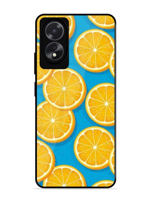 Citrus Symphony Glossy Soft Edge Case for Oppo A18 Chachhi