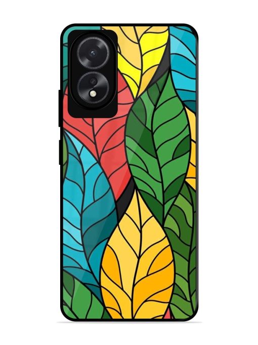 Foliage Fiesta Glossy Soft Edge Case for Oppo A18 Chachhi