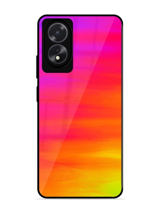 Neon Horizon Glossy Soft Edge Case for Oppo A18 Chachhi