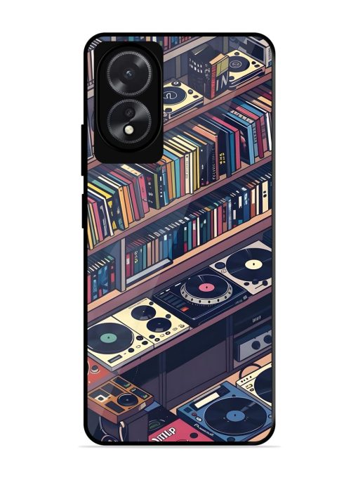 Music Lover'S Haven Glossy Soft Edge Case for Oppo A18 Chachhi