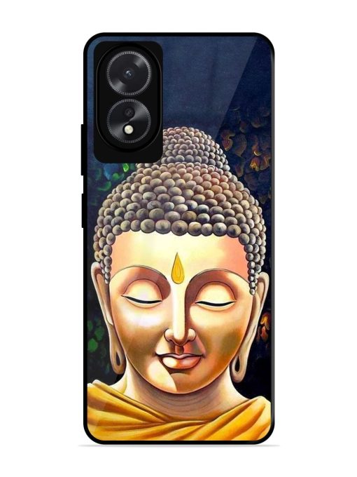 Buddha Face Glossy Soft Edge Case for Oppo A18 Chachhi