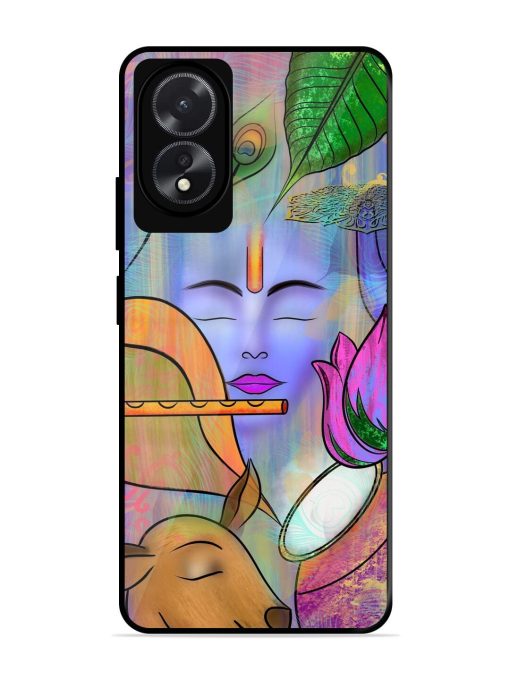 Divine Serenity Glossy Soft Edge Case for Oppo A18 Chachhi