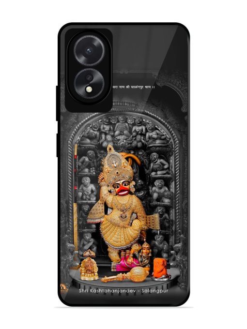 Shri Kashtabhanjandev Glossy Soft Edge Case for Oppo A18