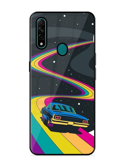 Rainbow Road Glossy Soft Edge Case for Oppo A31