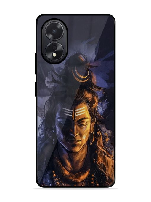 Lord Shiva Glossy Soft Edge Case for Oppo A38 Chachhi