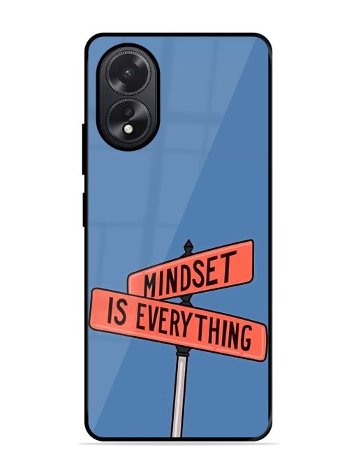 Mindset Matters Glossy Soft Edge Case for Oppo A38 Chachhi