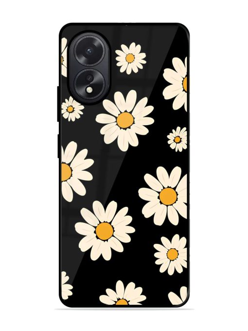 Daisies In The Night Glossy Soft Edge Case for Oppo A38 Chachhi