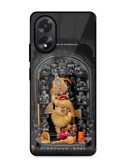 Shri Kashtabhanjandev Glossy Soft Edge Case for Oppo A38