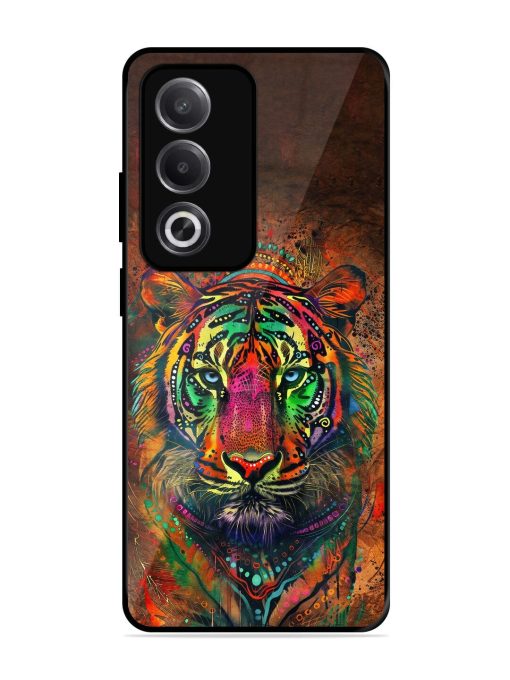 Cosmic Tiger Glossy Soft Edge Case for Oppo A3 Pro (5G)