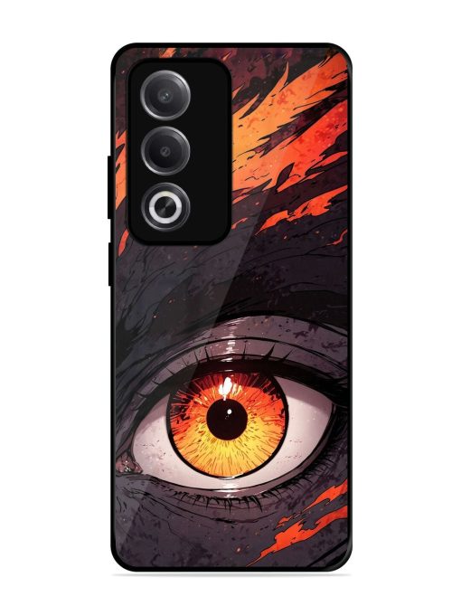 Inferno Gaze Glossy Soft Edge Case for Oppo A3 Pro (5G)