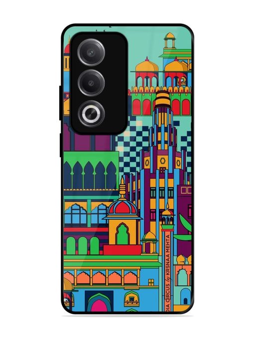 Indian Tapestry Glossy Soft Edge Case for Oppo A3 Pro (5G)