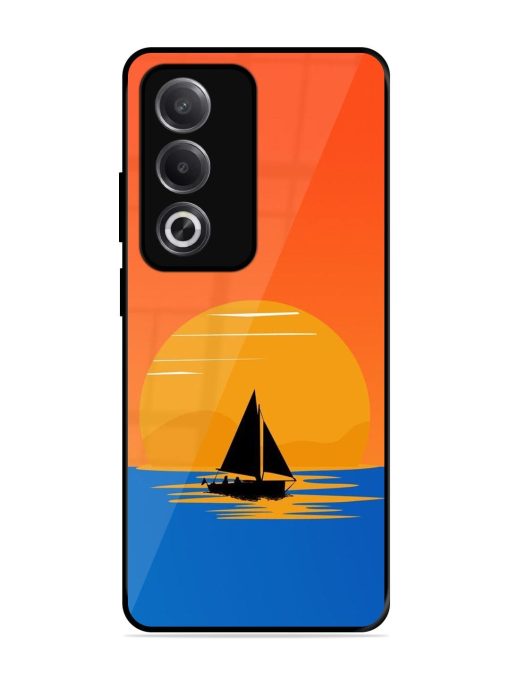 Sunset Sail Glossy Soft Edge Case for Oppo A3 Pro (5G)