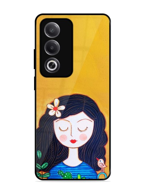 Girl Illustration Glossy Soft Edge Case for Oppo A3 Pro (5G)