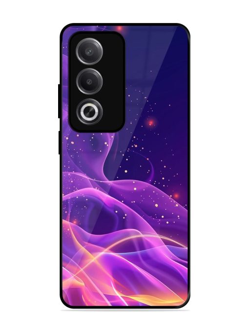 Cosmic Currents Glossy Soft Edge Case for Oppo A3 Pro (5G)