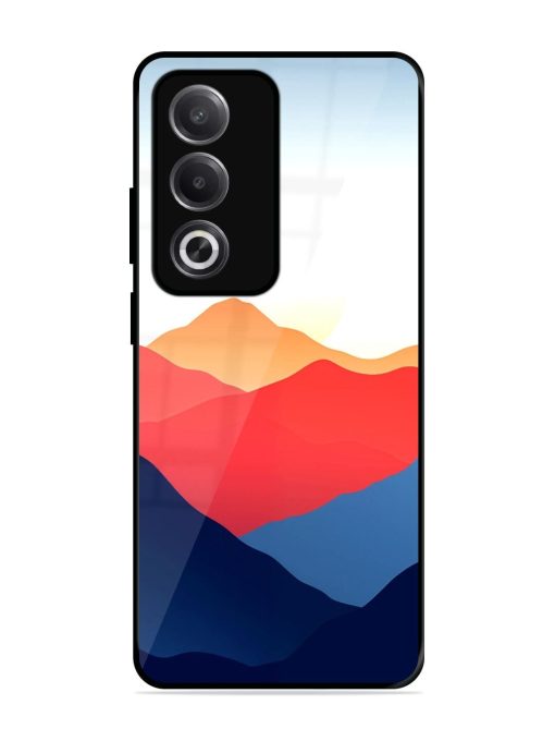 Sunset Peaks Glossy Soft Edge Case for Oppo A3 Pro (5G)