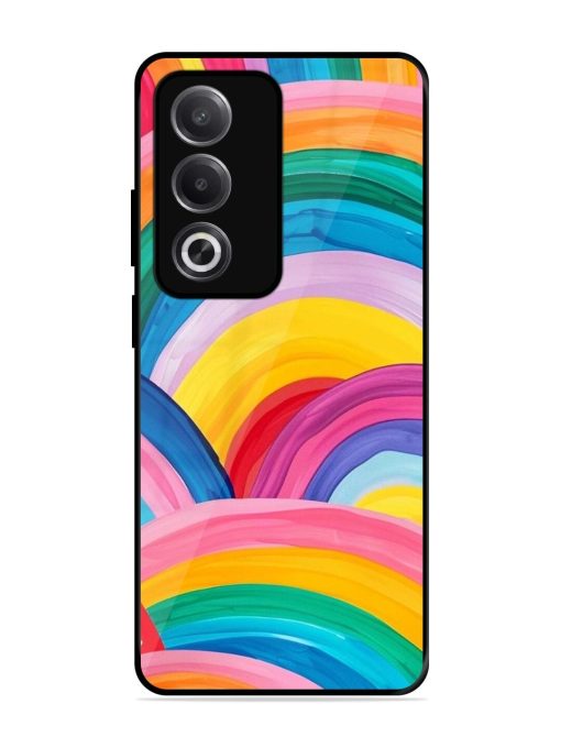 Rainbow Symphony Glossy Soft Edge Case for Oppo A3 Pro (5G)