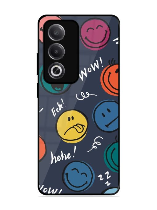 Emoticon Parade Glossy Soft Edge Case for Oppo A3 Pro (5G)