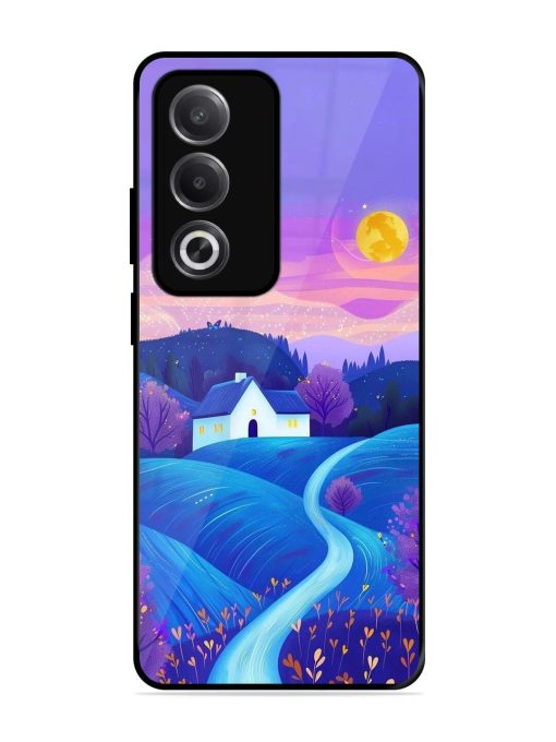 Moonlit Meadow Glossy Soft Edge Case for Oppo A3 Pro (5G)