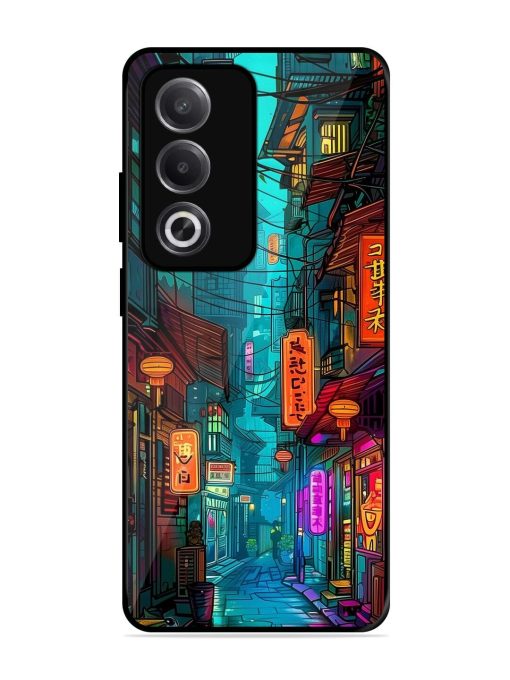 Neon Nightscape Glossy Soft Edge Case for Oppo A3 Pro (5G)