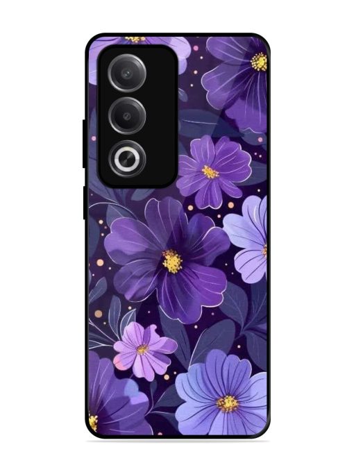 Purple Paradise Glossy Soft Edge Case for Oppo A3 Pro (5G)