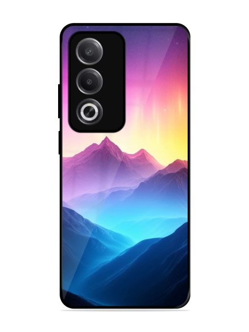 Cosmic Mountains Glossy Soft Edge Case for Oppo A3 Pro (5G)