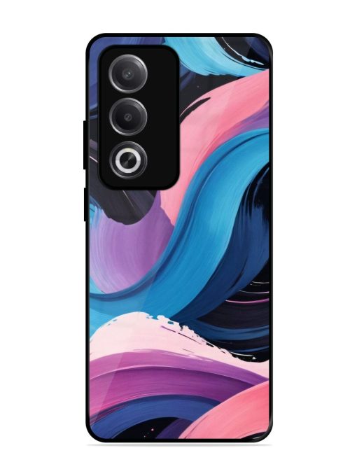 Whimsical Waves Glossy Soft Edge Case for Oppo A3 Pro (5G)