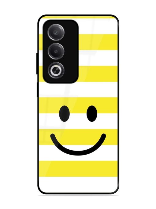 Smiling Stripes Glossy Soft Edge Case for Oppo A3 Pro (5G)