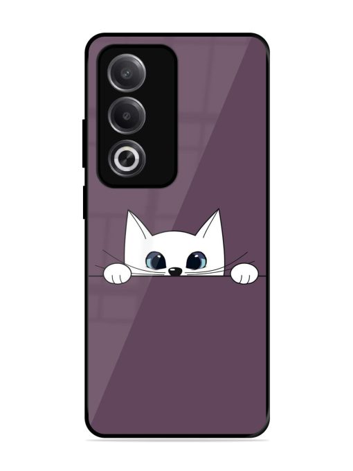 Peek-A-Boo Kitty Glossy Soft Edge Case for Oppo A3 Pro (5G)