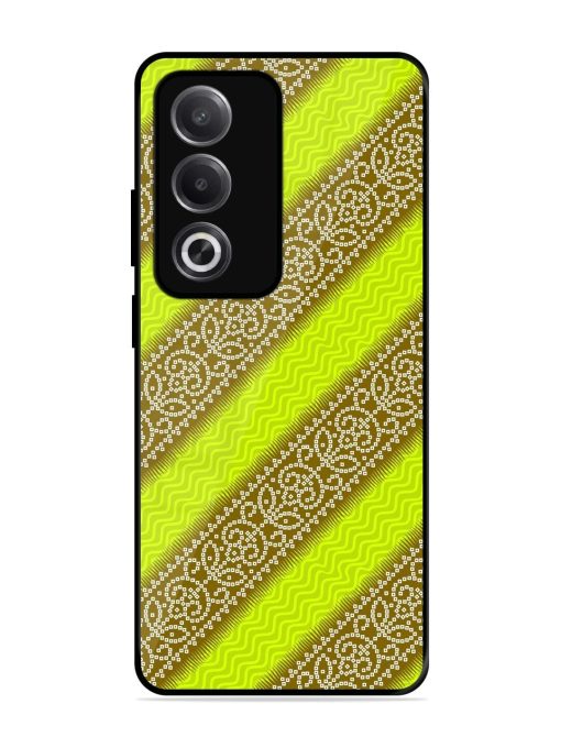 Golden Bandana Bliss Glossy Soft Edge Case for Oppo A3 Pro (5G)