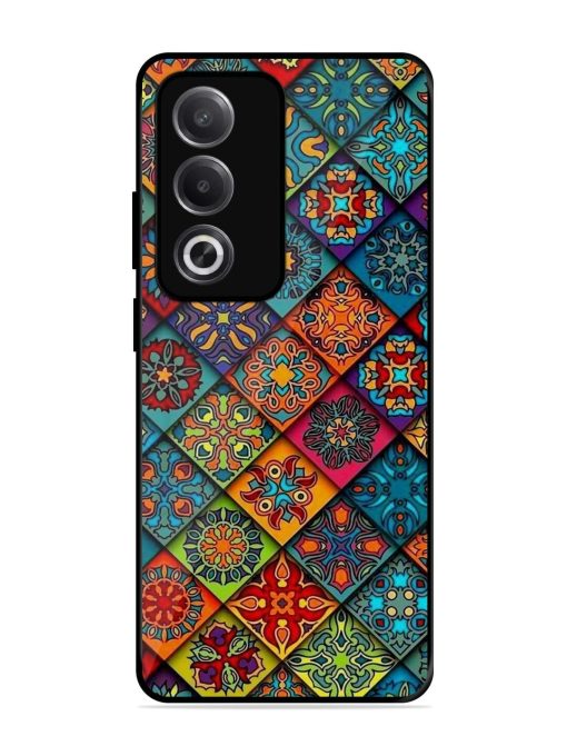 Patchwork Mandala Mosaic Glossy Soft Edge Case for Oppo A3 Pro (5G)