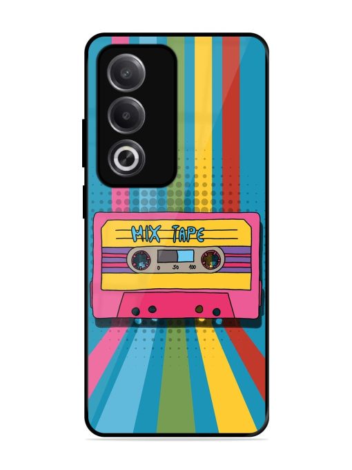 Retro Cassette Tapes Glossy Soft Edge Case for Oppo A3 Pro (5G)