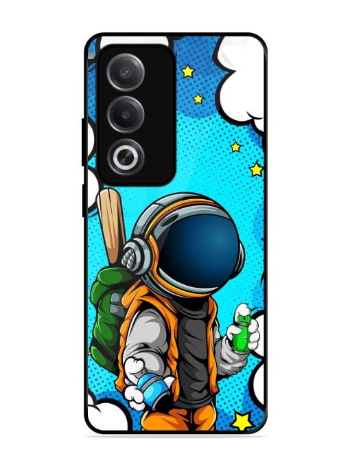 Space Graffiti Artist Glossy Soft Edge Case for Oppo A3 Pro (5G)