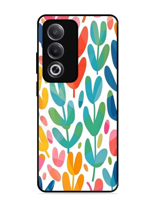 Rainbow Of Blooms Glossy Soft Edge Case for Oppo A3 Pro (5G)