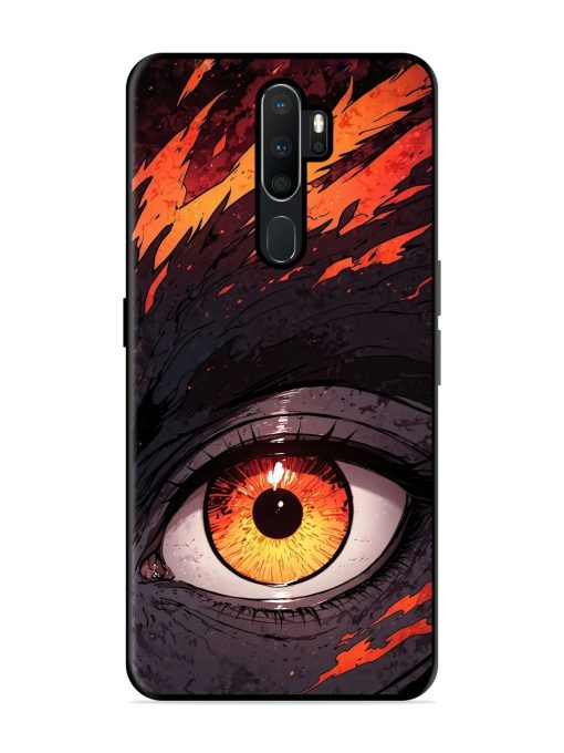 Inferno Gaze Glossy Soft Edge Case for Oppo A5 (2020) Chachhi