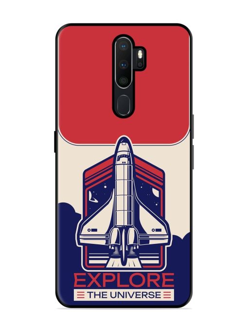 Cosmic Voyage Glossy Soft Edge Case for Oppo A5 (2020) Chachhi