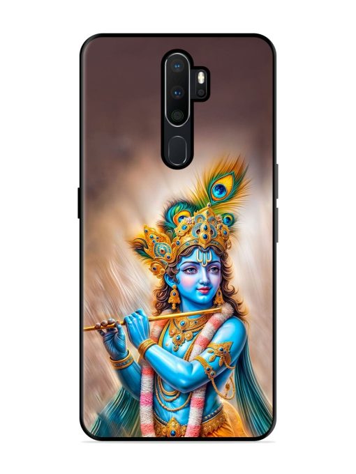 Divine Krishna Glossy Soft Edge Case for Oppo A5 (2020) Chachhi