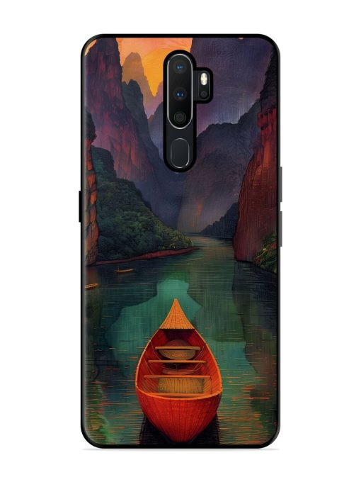 Serene Passage Glossy Soft Edge Case for Oppo A5 (2020) Chachhi