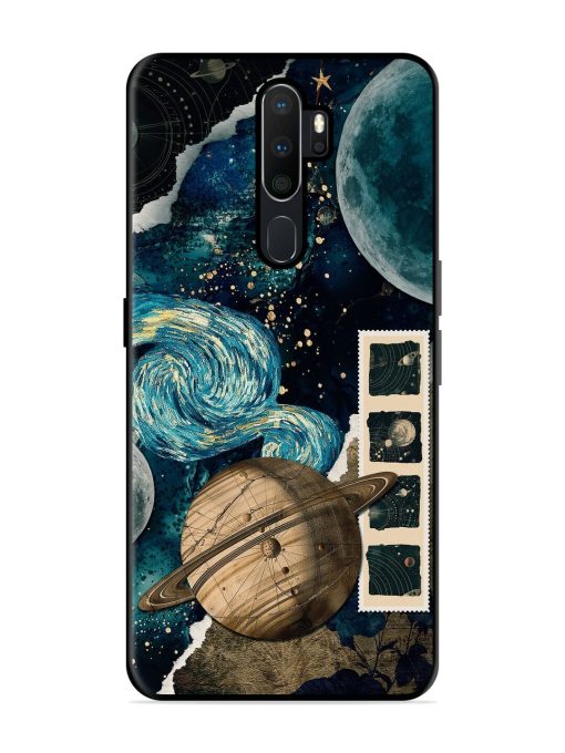 Celestial Tapestry Glossy Soft Edge Case for Oppo A5 (2020) Chachhi