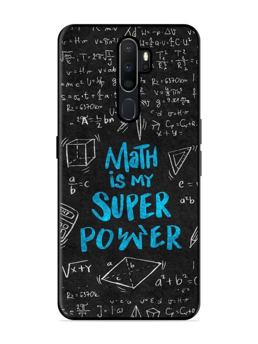 Math Magic Glossy Soft Edge Case for Oppo A5 (2020) Chachhi