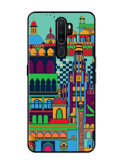 Indian Tapestry Glossy Soft Edge Case for Oppo A5 (2020) Chachhi