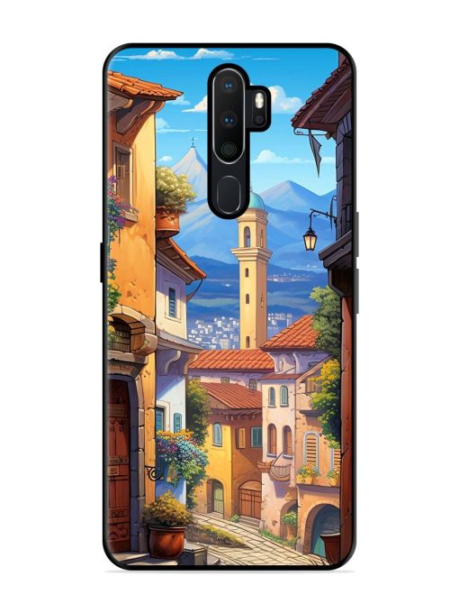 Tuscan Twilight Glossy Soft Edge Case for Oppo A5 (2020) Chachhi