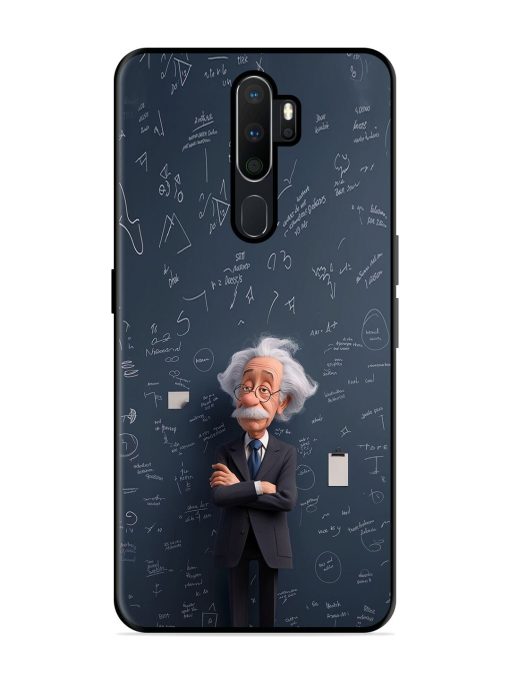 Albert Einstein Glossy Soft Edge Case for Oppo A5 (2020) Chachhi