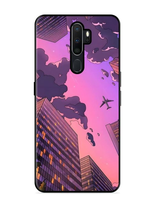 Urban Twilight Glossy Soft Edge Case for Oppo A5 (2020) Chachhi