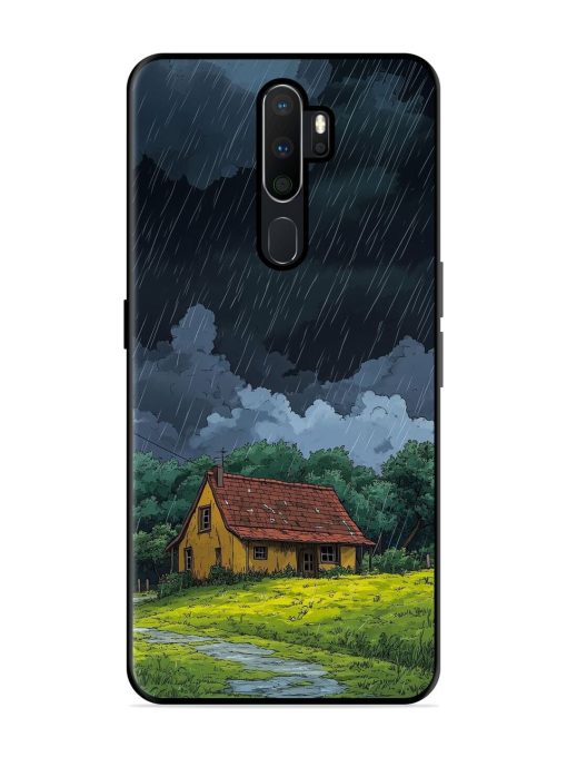 Rainy Day Retreat Glossy Soft Edge Case for Oppo A5 (2020) Chachhi