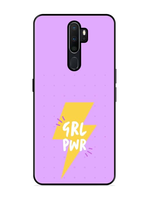 Girl Power Spark Glossy Soft Edge Case for Oppo A5 (2020) Chachhi