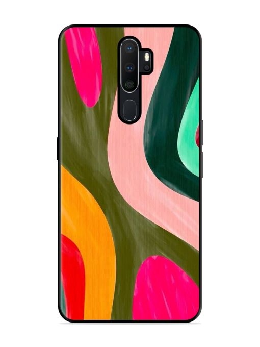 Wavy Wonder Glossy Soft Edge Case for Oppo A5 (2020) Chachhi