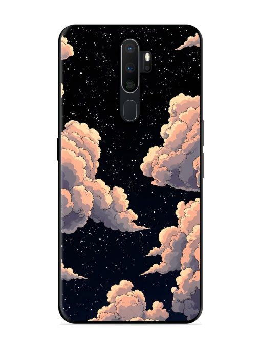 Starry Night Dreams Glossy Soft Edge Case for Oppo A5 (2020) Chachhi